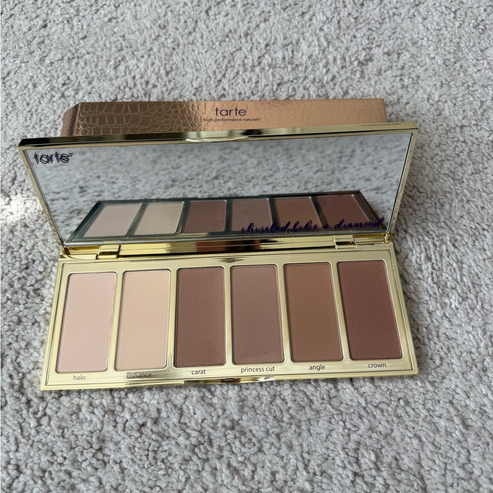 tarte Contour & Bronzer Palette - Cream, Tan, Brown, Warm Brown Shades